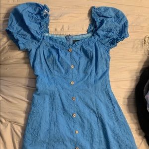 Lulus Blue Flowy Dress